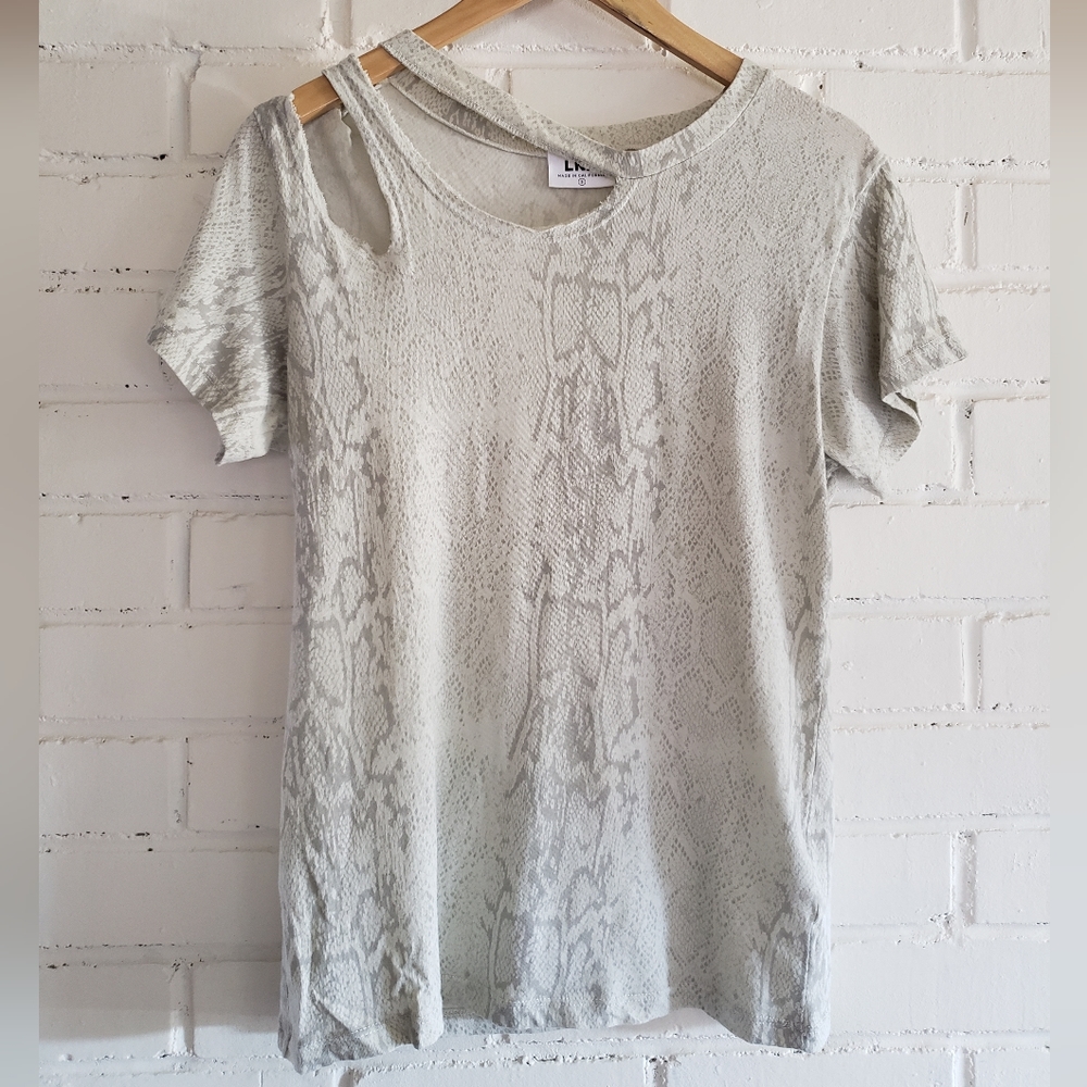 LNA Snake Print T-shirt